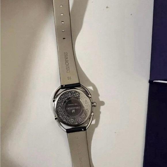 SWAROVSKI CRYSTALLINE WOMEN WATCH, LEATHER BAND